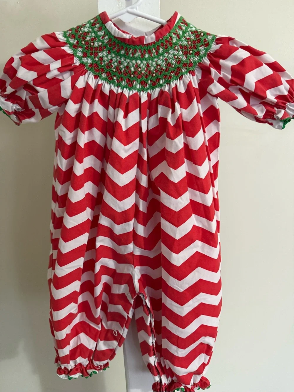 Stelly Belly Smocked Bubble Romper